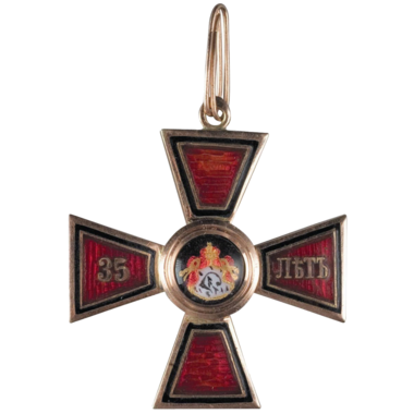 Знак ордена Святого Владимира IV степени за выслугу лет